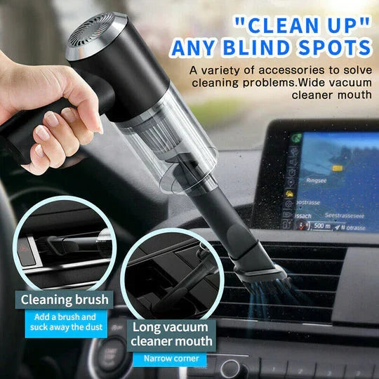 Wireless Rechargeable Home & Car Vacuum Cleaner